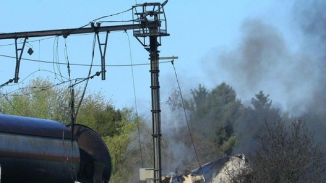 Treno deraglia a Leuven nei pressi di Bruxelles, Belgio