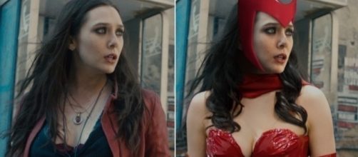 A Feiticeira Escarlate, vivida por Elizabeth Olsen