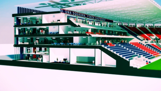 Il nuovo stadio del "Cagliari Calcio" sar&agrave; pronto per il 2019.