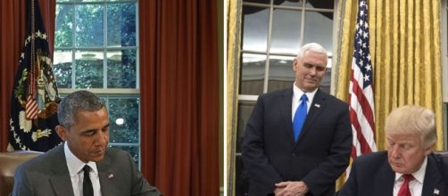 Donald Trump Brings Gold Curtains to the Oval Office - Photo: Blasting News Library - go.com