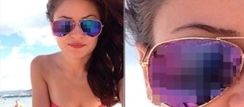 Reflexo em selfie realizada por menina na praia viraliza na internet.
