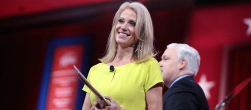Kellyanne Conway speaking at the 2015 Conservative Political Action Conference in National Harbor, Maryland Photo Credit to Gage Skidmore