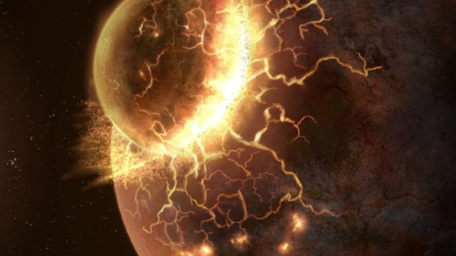 Earth Impact/Collision, creation of the moon: Astronomical ... - novacelestia.com