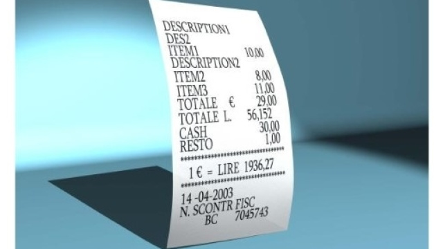 Distruggere con cura gli scontrini - Confcommercio Nuoro Ogliastra