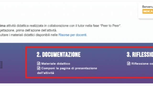 Documentazione e riflessione dell'attivit&agrave; didattica