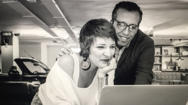 Edy Costeros e Antonella Ruggiero Sansone, fondatori di Platunique