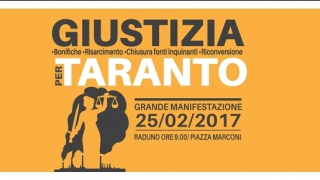 Il corteo &egrave; solo il primo evento che il Comitato Giustizia per Taranto ha in programma.