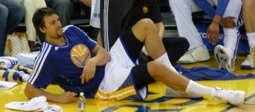 Andrew Bogut with the Golden State Warriors / Photo via Matthew Addie, Flickr