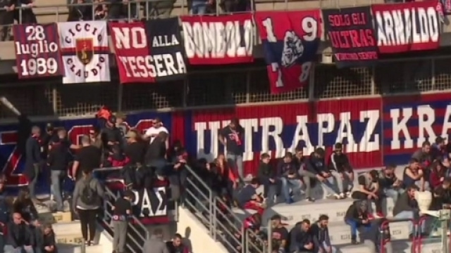 Bassa affluenza di pubblico, eccezion fatta per la Curva Nord.