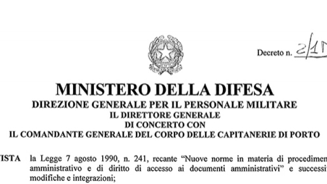 Concorso pubblico della Marina Militare