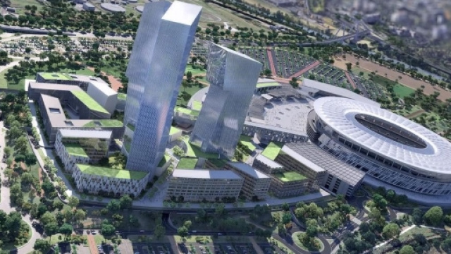 Il progetto del complesso di Tor della Valle