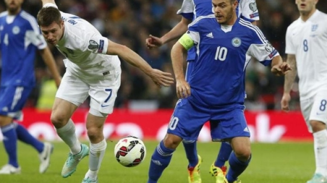 In divisa blu la nazionale di San Marino