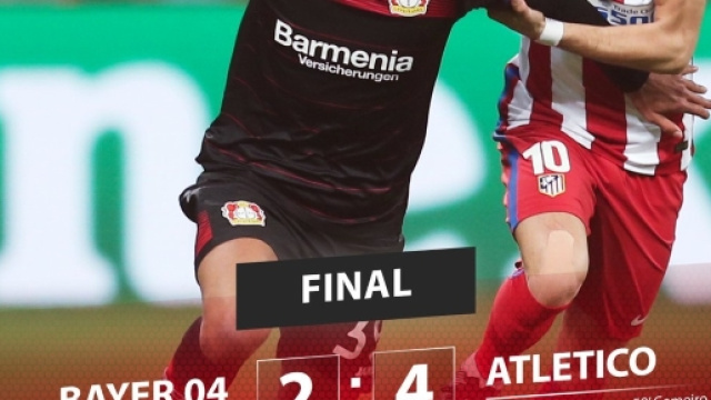 Bayer Leverkusen Atletico Madrid 2-4: SImeone vince e convince, highlights e gol