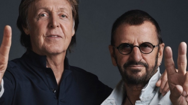 Paul McCartney et Ringo Starr r&eacute;unis en studio