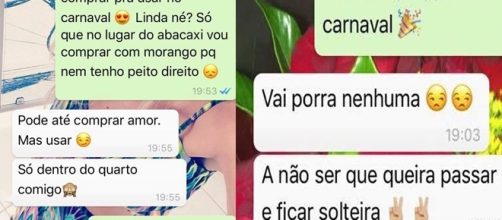 Alguns namorados est&atilde;o ficando exaltados com a brincadeira