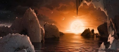 Artist's impression of TRAPPIST-1f from NASA/JPL-CALTECH via abc.net.au