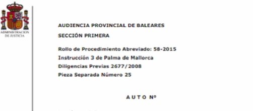 Folio de la sentencia del caso N&oacute;os