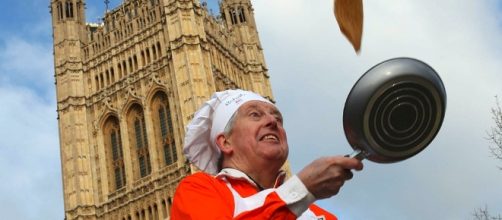 Pancake racing in the old kent road the annual pancake day ... - swanndvr.net