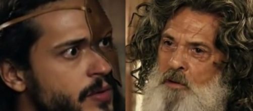 Tobias e Quemuel na novela 'A Terra Prometida' (Divulga&ccedil;&atilde;o/Record)