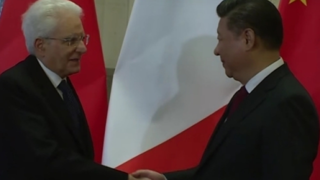 Il presidente della Repubblica, Mattarella, a Pechino