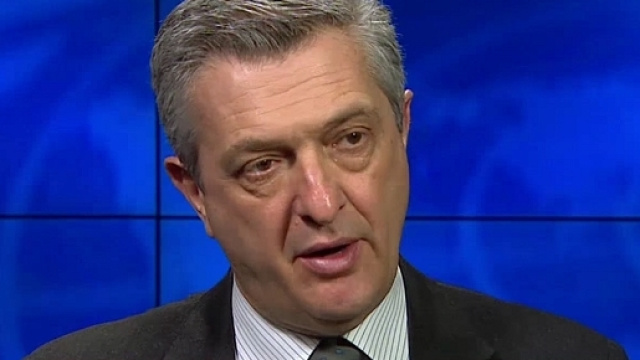 L'alto commissario delle Nazioni unite per i rifugiati, Filippo Grandi.