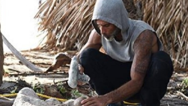 Raz Degan sull'Isola dei famosi