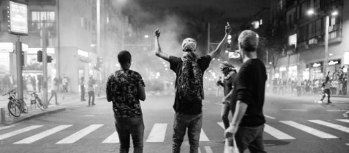 Anti-racism rally in Israel. Photo credit to Victor Bezrukov.
