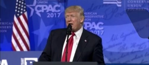 Donald Trump at CPAC, via Twitter