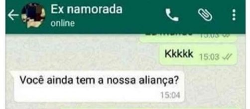 F&aacute;bio tirou sua ex-namorada de forma brilhante no WhatsApp