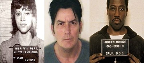 Jane Fonda, Charlie Sheen e Wesley Snipes est&atilde;o na lista de famosos que j&aacute; cometeram delitos