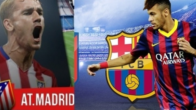 Atletico Madrid-Barcellona: Griezmann vs Neymar