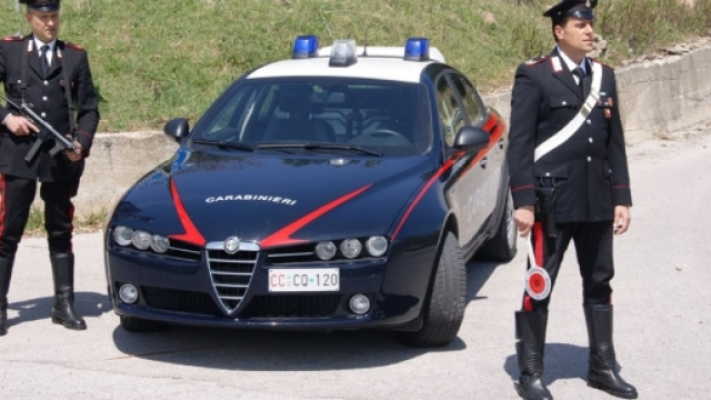 Un posto di blocco dei Carabinieri