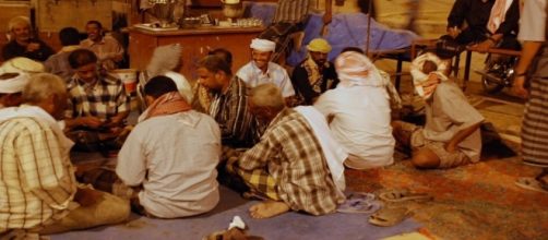 Acentamiento de desplazados en Yemen