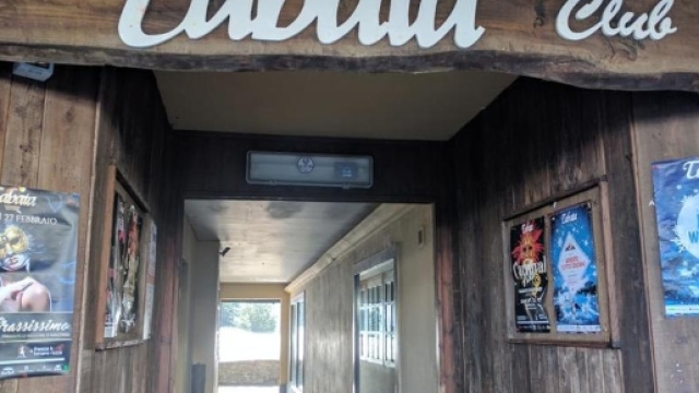 Ingresso della discoteca Tabata a Sestriere. (fotografia trovata sul web)
