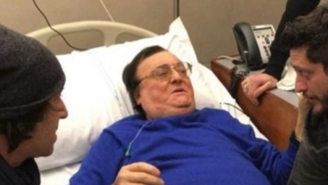 Leone Di Lernia in ospedale con Fabio Alisei e Marco Mazzoli