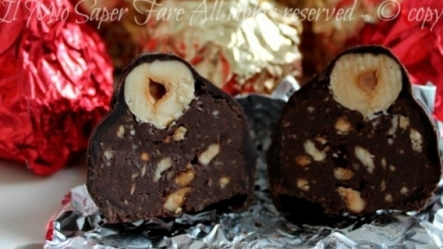 Cioccolatini baci fatti in casa ricetta facile