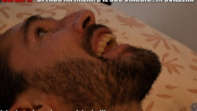 Dj Fabio alla trasmissione 'Le Iene'