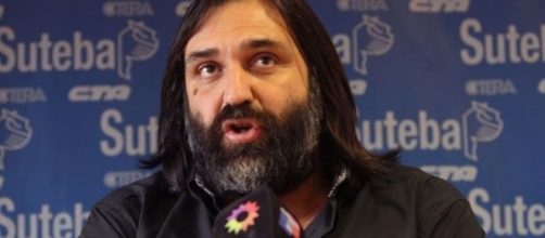 Baradel secretario del Sindicato Unificado de Trabajadores de la Educaci&oacute;n