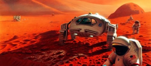 Will we soon become an inter-planetary species? / Photo via https://upload.wikimedia.org/wikipedia/commons/7/7d/Humans_on_Mars.jpg