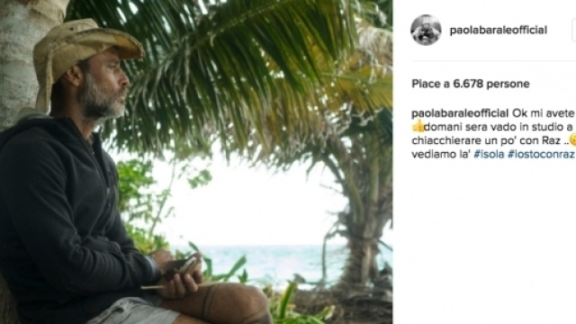 Isola 2017: Barale pronta a correre da Raz Degan