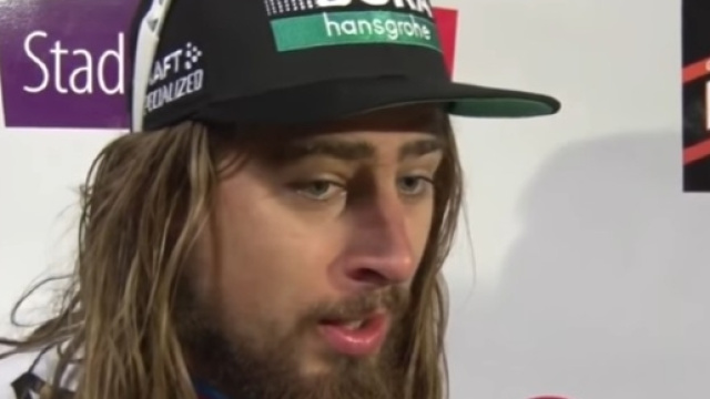 Peter Sagan nelle interviste post Kuurne