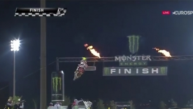 Tony Cairoli vincitore del Gran Premio del Qatar