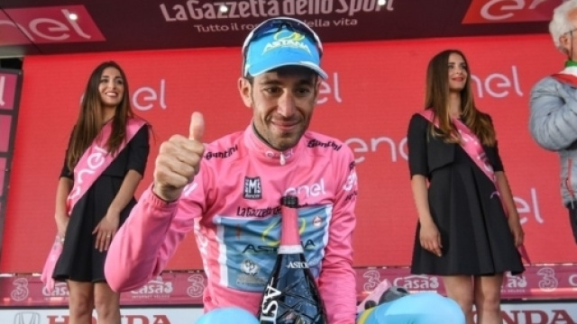 Vincenzo Nibali, vincitore dell'ultimo Giro d'Italia - Foto Ansa - Di Meo