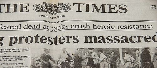 How news is reported is important, The Times 1989 protesters massacred (source: pixabay)
