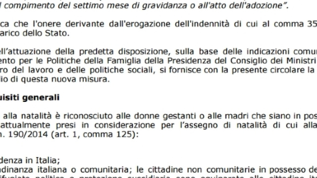 Bonus mamma 2017, 800&euro; in unica soluzione, ecco come fare richiesta all'Inps