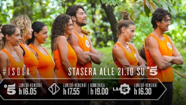 La quinta puntata dell'Isola dei Famosi