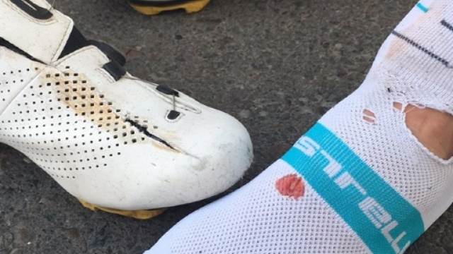La scarpa tagliata di Owain Doull
