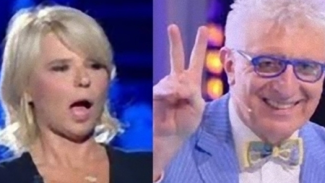 Maria De Filippi e Alberico Lemme insieme.