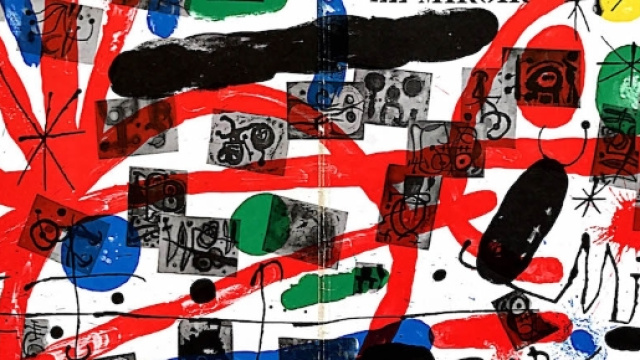 Fascicolo 151-152 di Derriere le miroir, con 26 litografie originali di Miro', 1965_1