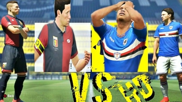 Pinilla vs Cigarini a Fifa 17, ecco il derby Genoa-Sampdoria